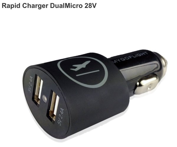 RAPID CHARGER DUAL MICRO 28V